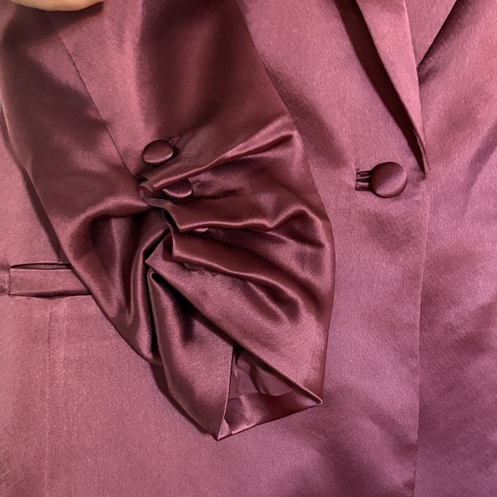 Cinq à Sept Khloe Smooth Satin Jacket | EUC | Sz 6 - Picture 5 of 7